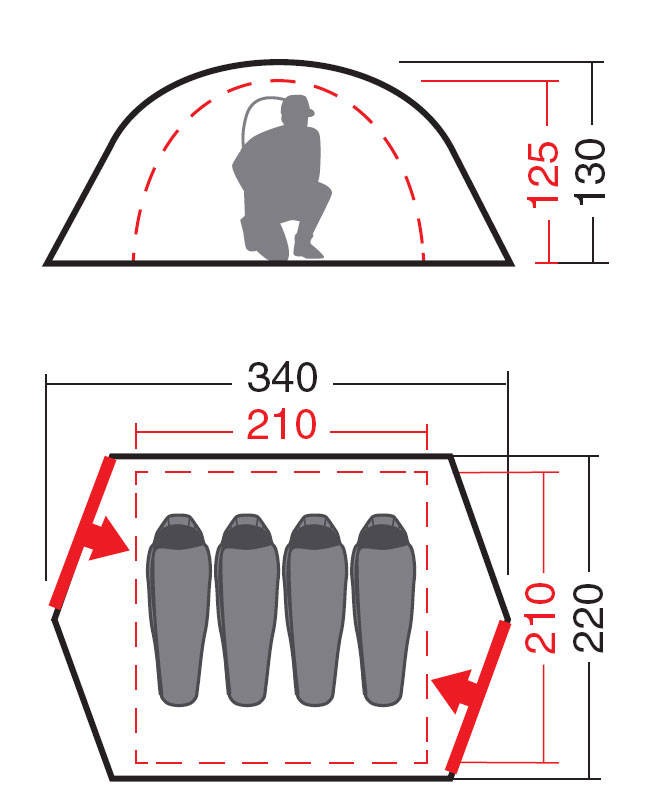Палатка «Эксплорер 4 N» Палатка «Эксплорер 4 N»